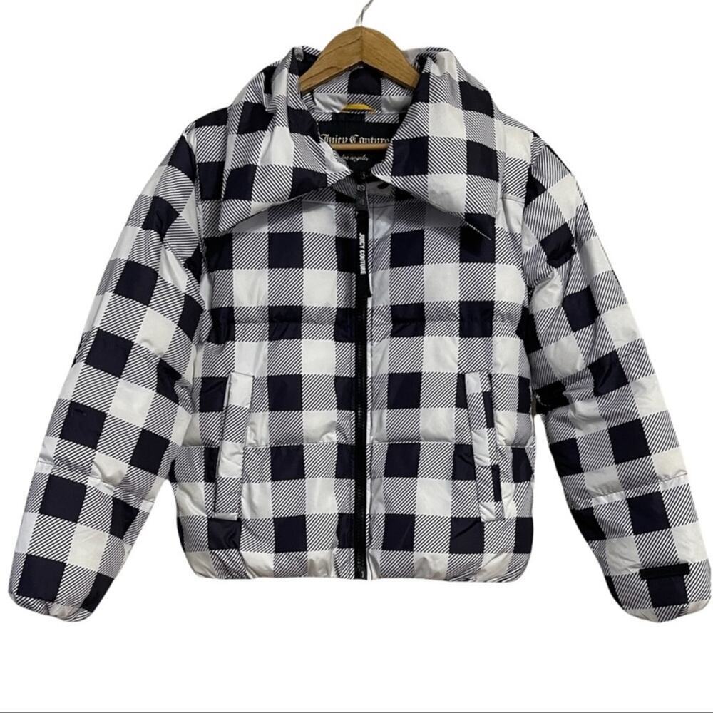 Juicy Couture Black Label Plaid Buffalo Puffer - Picture 5 of 7
